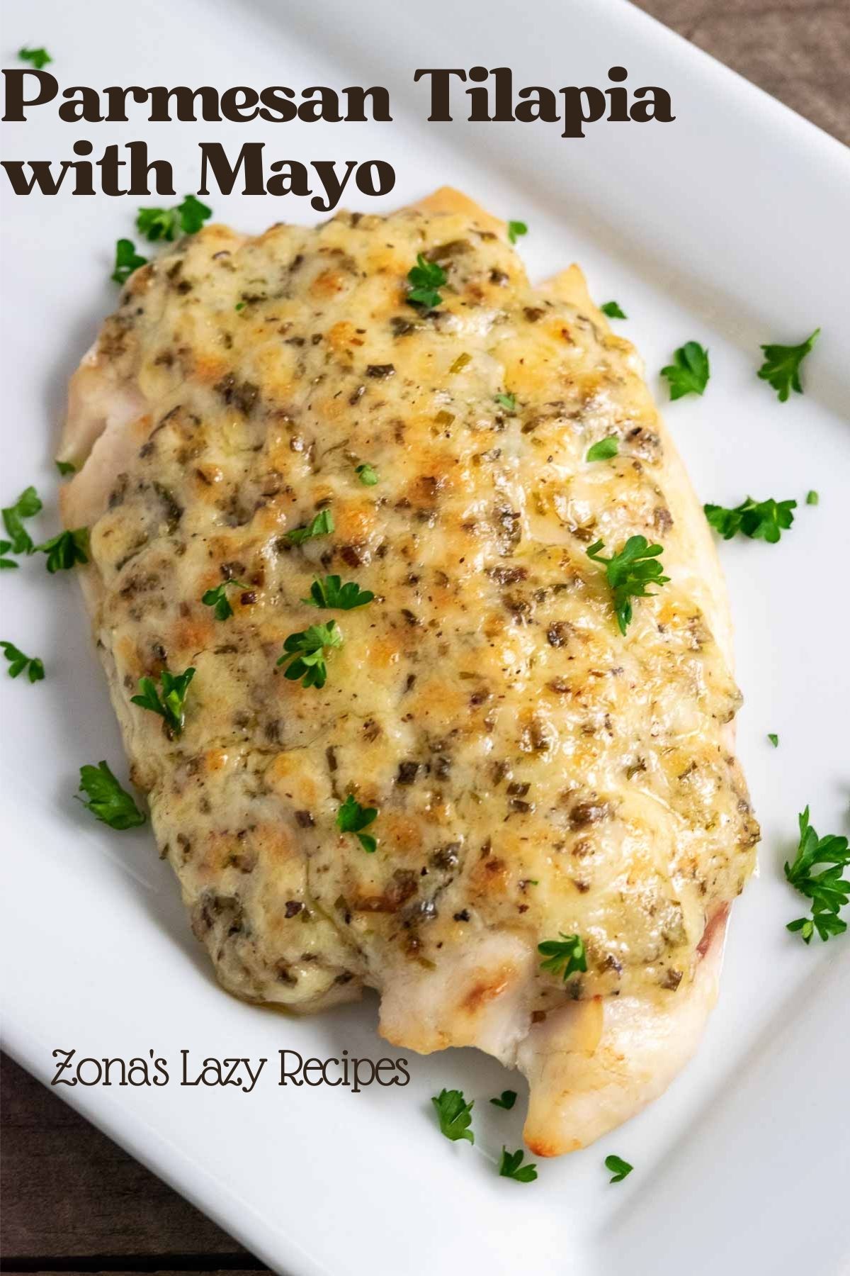 Parmesan Tilapia with Mayo (15 min) Zona's Lazy Recipes