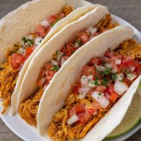 4 Ingredient Chicken Tacos