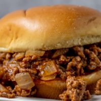 Sloppy Joes with Brown Sugar on a plate.