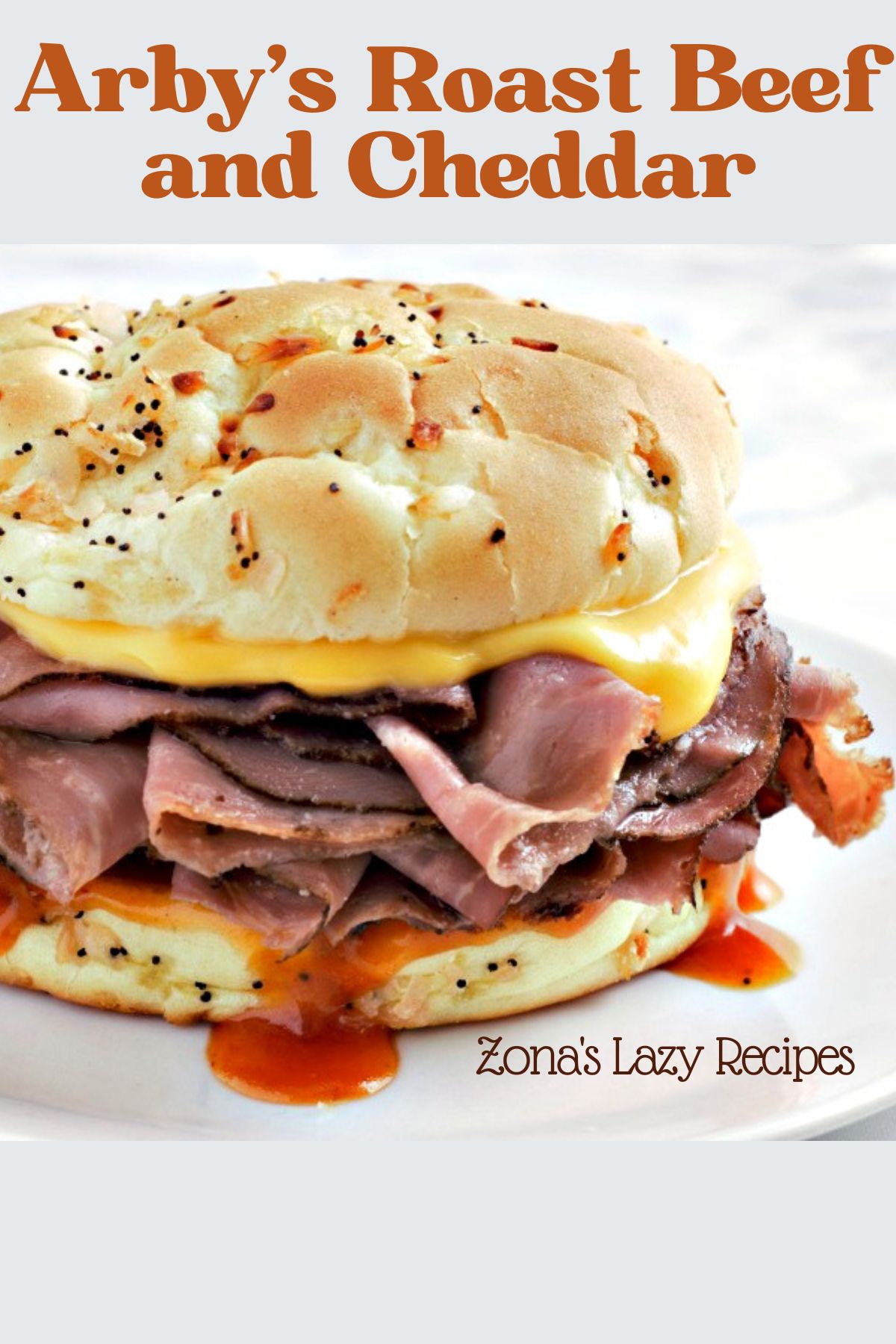 Arby's Roast Beef and Cheddar (4 Ingredients and 15 minuts!) Zona's