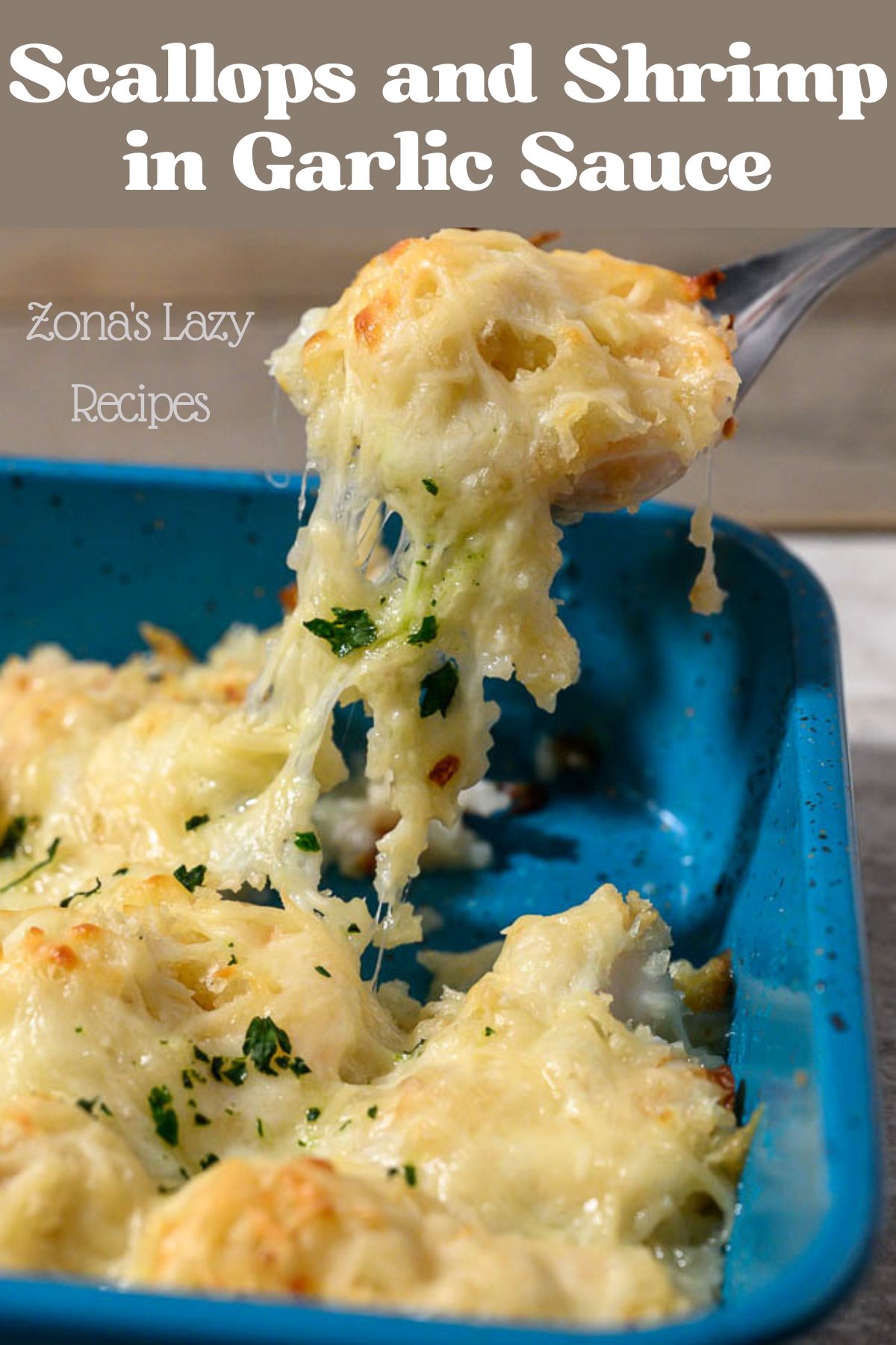 Shrimp and Scallops in Garlic Sauce (20 min) Zona's Lazy Recipes