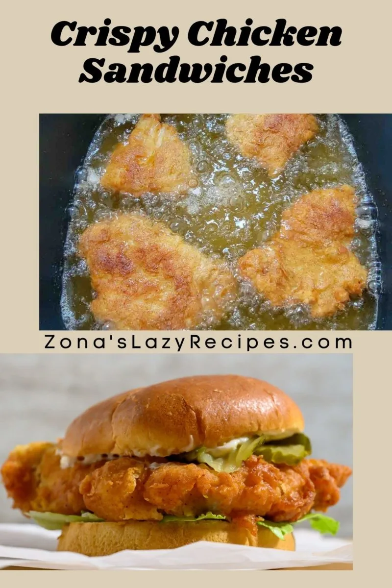 Crispy Buttermilk Chicken Sandwich on parchment paper.