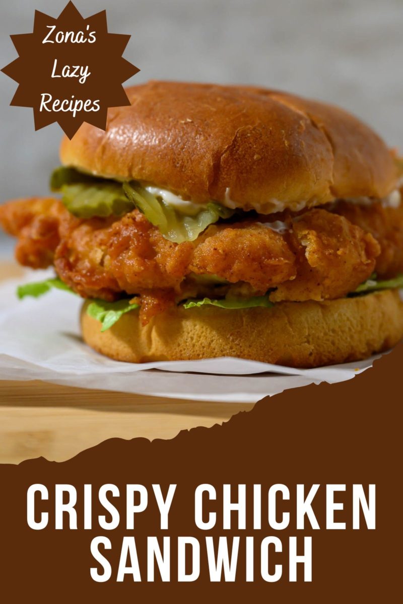 Crispy Buttermilk Chicken Sandwich on parchment paper.