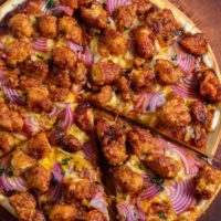 Chicken Nugget Pizza