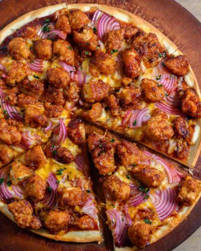 Chicken Nugget Pizza