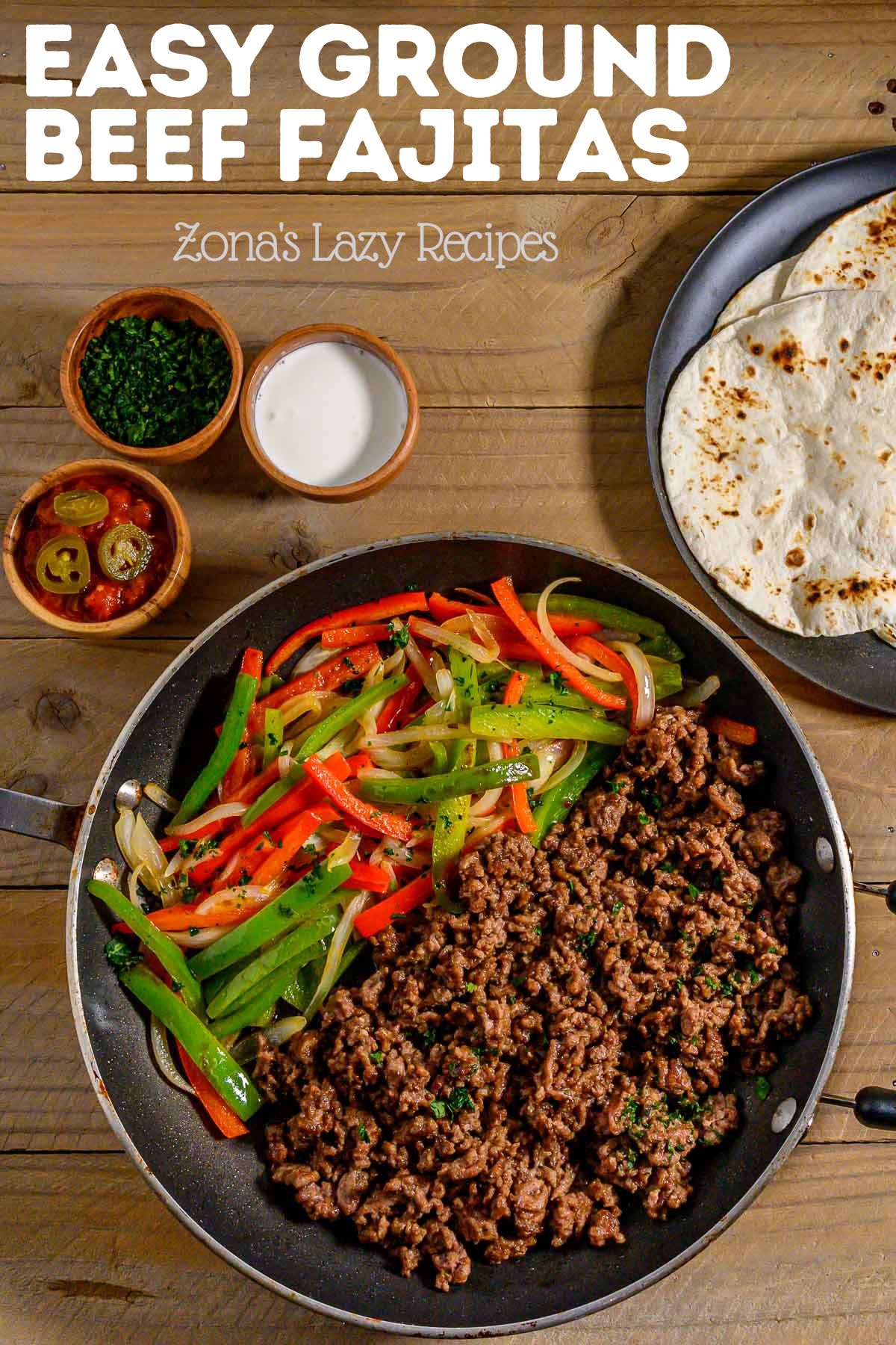 Ground Beef Fajita Zona's Lazy Recipes