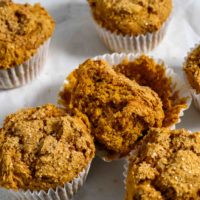 3 Ingredient Pumpkin Muffins