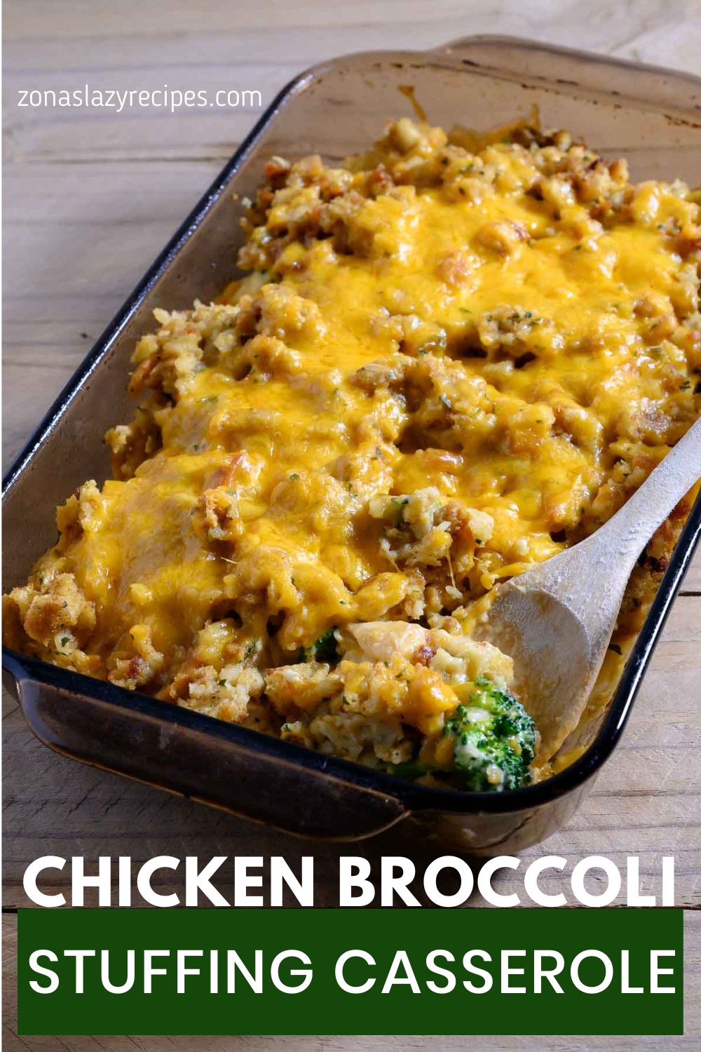 Chicken Broccoli Stuffing Casserole (5 Ingredients) Zona's Lazy Recipes