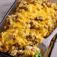 Chicken Broccoli Stuffing Casserole