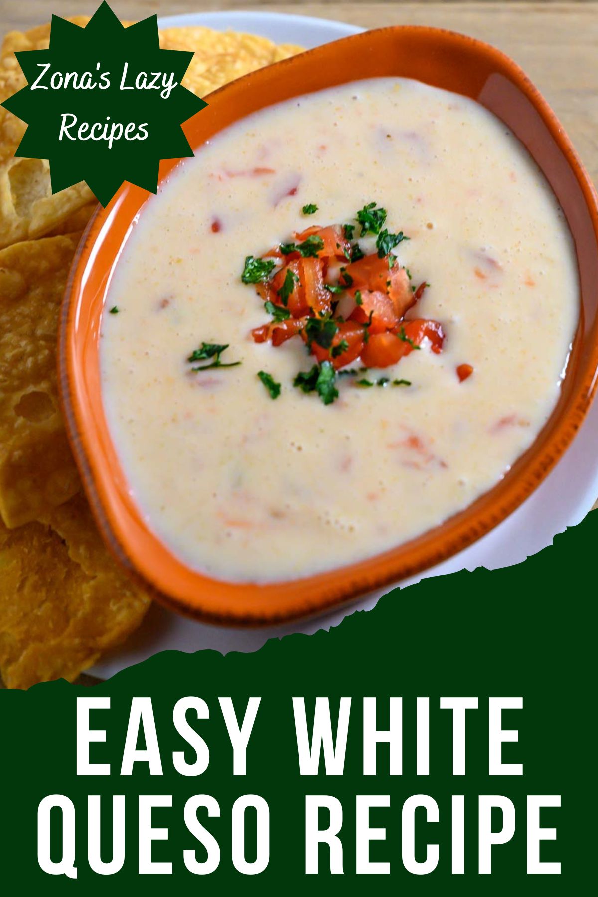 5 Ingredient White Queso Dip Zonas Lazy Recipes