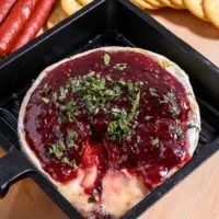 Baked Brie with Jam