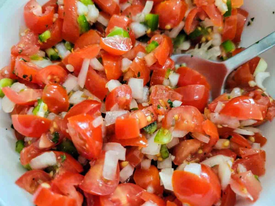 Cherry Tomato Salsa - Zona's Lazy Recipes