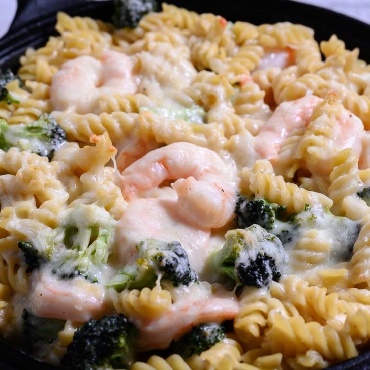 Easy Baked Shrimp Broccoli Pasta (30 min) - Zona's Lazy Recipes