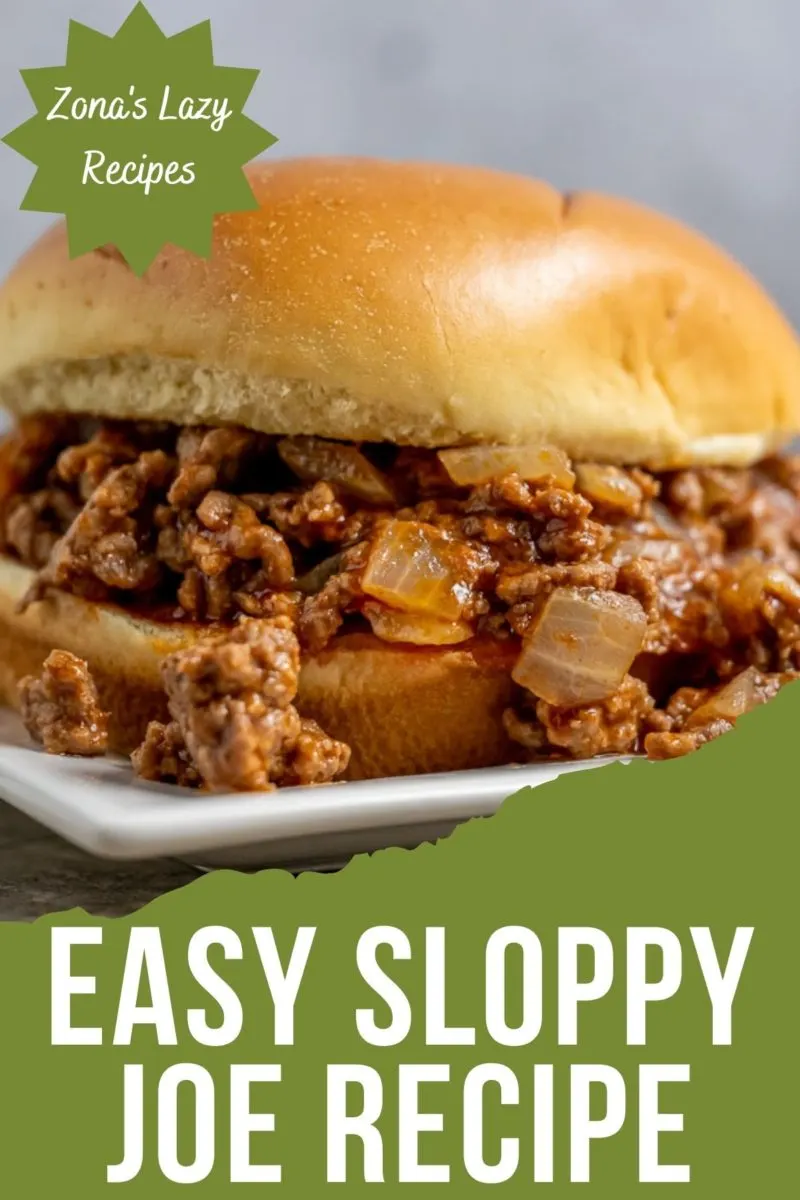 Easy Sloppy Joe on a plate.