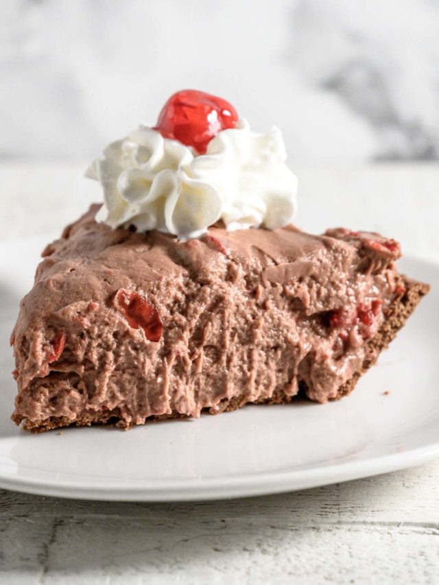 5 Ingredient No Bake Chocolate Cherry Cheesecake - Zona's Lazy Recipes