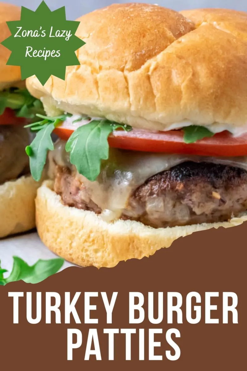 Turkey Burger Patties on a plate.
