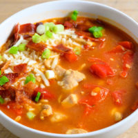 Monterey Chicken Soup in a bowl.
