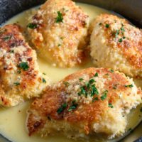 Macadamia Nut Chicken with Honey Brown Butter Cream Sauce