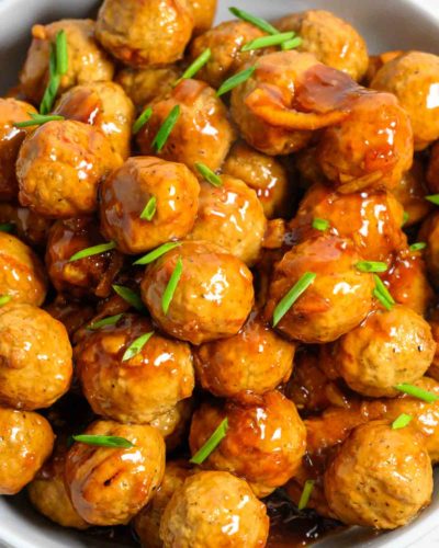 6 Ingredient Orange Chicken Meatballs