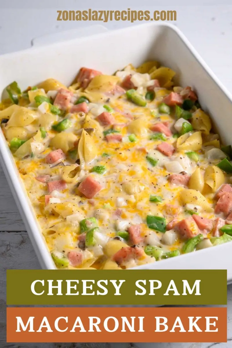 Easy Spam Casserole (8 ingredients, 7 steps) - Zona's Lazy Recipes